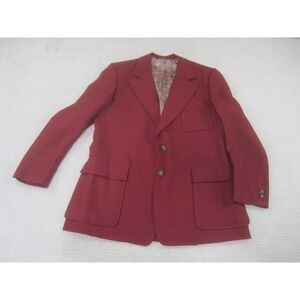 Men's Burgundy Blazer